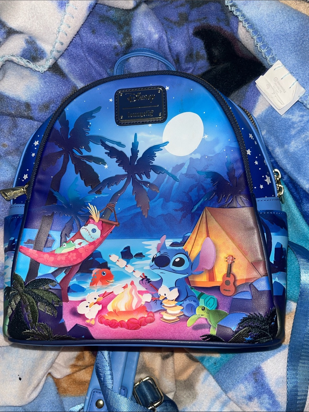 Loungefly Disney Stitch Camping Cuties Mini Backpack